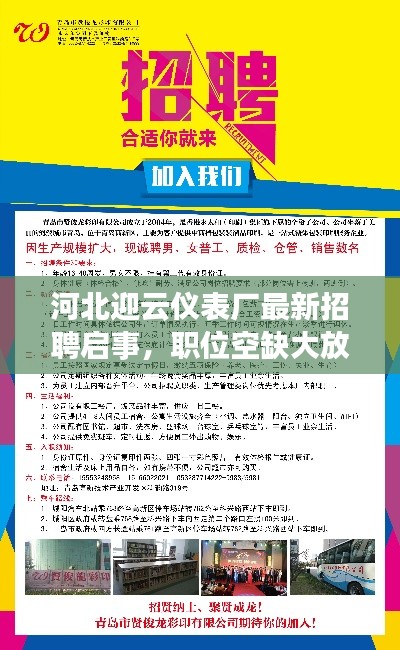 河北迎云仪表厂最新招聘启事，职位空缺大放送！