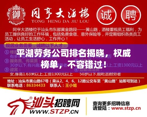 平湖劳务公司排名揭晓，权威榜单，不容错过！