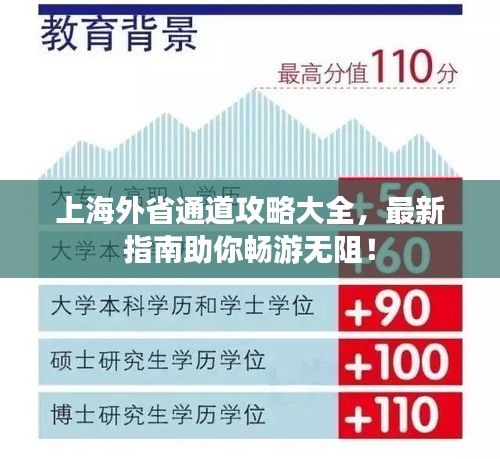 上海外省通道攻略大全，最新指南助你畅游无阻！